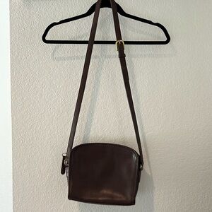 COACH Natural Glove-Tanned Cowhide Leather Crossbody Purse